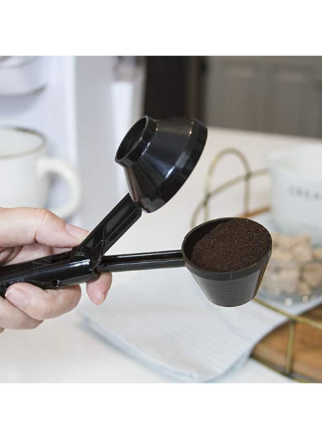 Scoop Coffee Scooper & Funnel for Reusable Cup Refillable Coffee Pods, 2 Tablespoon Capacity Black - Image 5