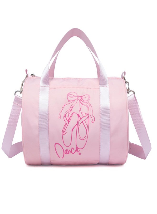 NOVELPAK Mini Dance Ballet Tutu Bag, Small Duffle Bag for Girls, age 2-6 (Pink -Salt) - Image 1