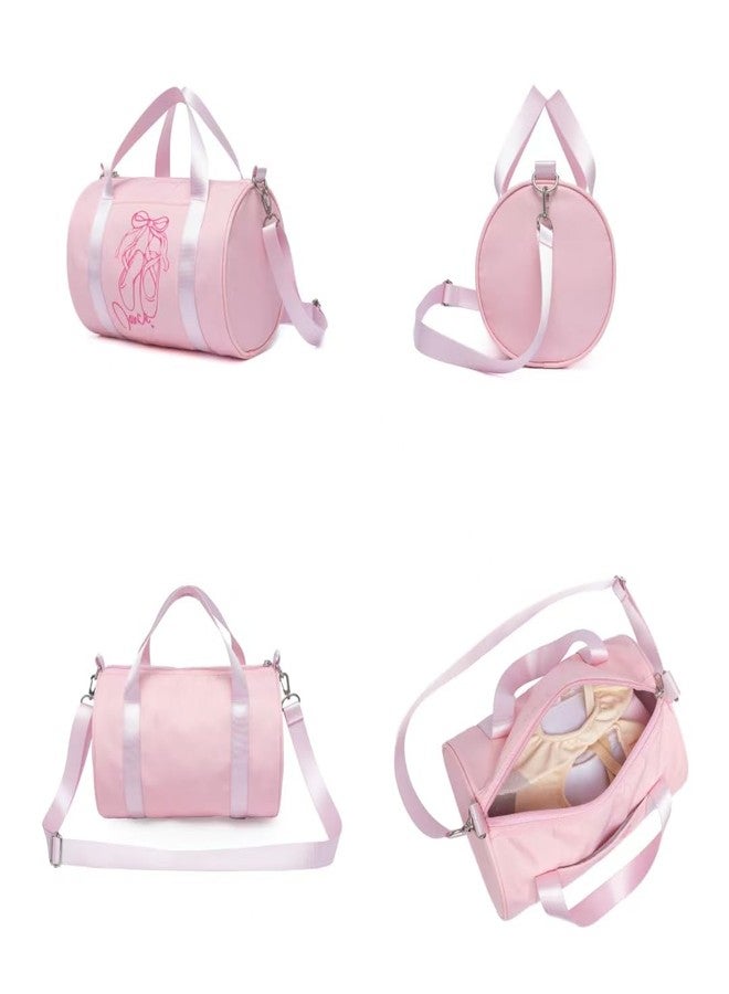 NOVELPAK Mini Dance Ballet Tutu Bag, Small Duffle Bag for Girls, age 2-6 (Pink -Salt) - Image 3