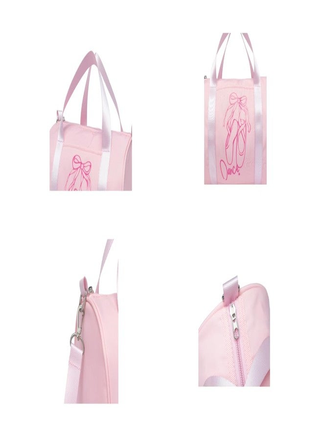 NOVELPAK Mini Dance Ballet Tutu Bag, Small Duffle Bag for Girls, age 2-6 (Pink -Salt) - Image 4