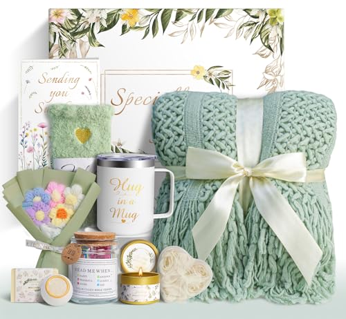 Sparkalyn Mothers Day Gifts for Mom Wife Grandma Daughter Friends Sister, Birthday Gifts for Women Get Well Soon Self Care Relaxing Spa Gifts Baskets , Care Package Thinking of You Sympathy Gift - Image 1