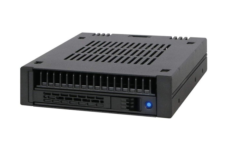 ICY DOCK 1 Bay 2.5 SAS/SATA HDD/SSD حاوية بدون أدوات للفتحة الخارجية 3.5" | ExpressCage MB741SP-B - Image 1