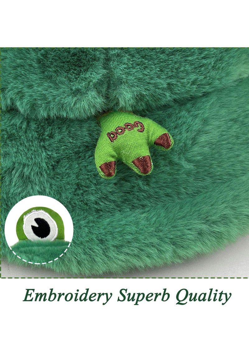 Barakah Fuzzy Bucket Hat Women Men Furry Fur Hats Winter Warm Plush Fisherman Fluffy Sherpa Funny, Wide Brim Fun Unisex Outdoor - Image 3