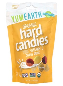 YumEarth Yum Earth Organic Hard Candy, Vitamin C, Citrus, 3.3 oz (93.6 g) 