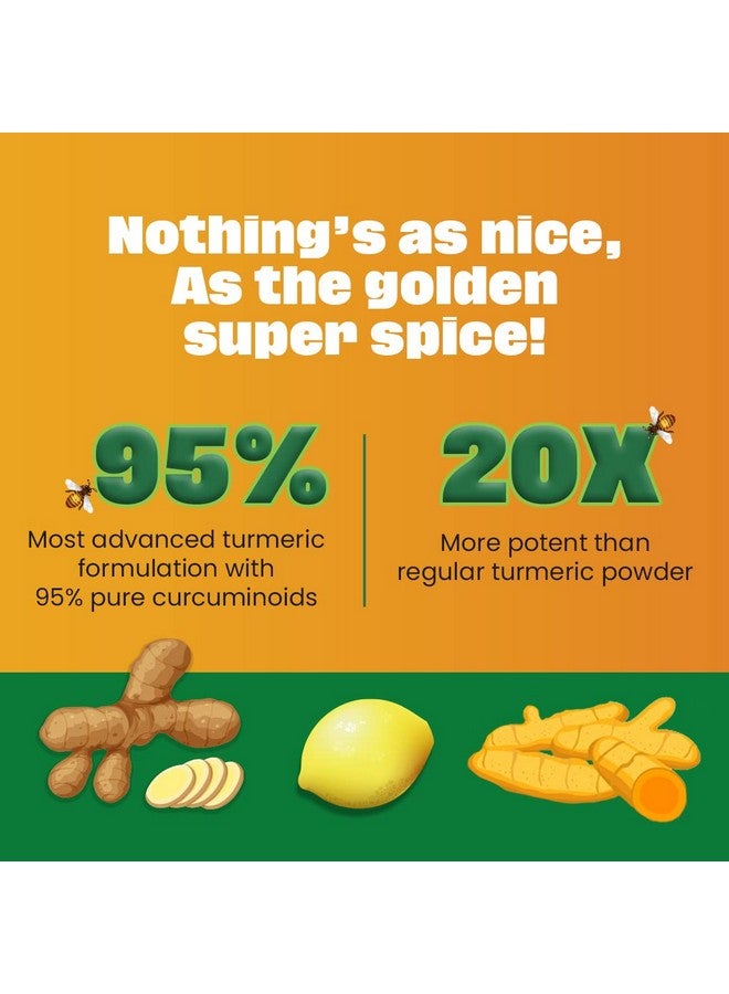 يوسي فيتامين سي 40 مجم د 400 وحدة دولية زنجبيل 20 مجم كركمين 100 مجم أقراص قابلة للمضغ خالية من السكر بنكهة العسل اللذيذة تعزز المناعة - التهاب الحلق - مضاد للالتهابات - 120 وجبة نباتية (عسل، عبوة من 1) - Image 3