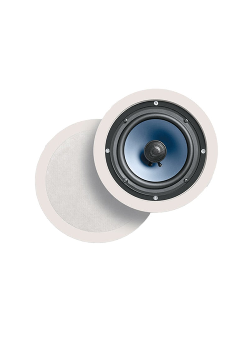 Polk Audio Polk Audio Rc60I 2-Way Premium In-Ceiling 6.5" Round-Speakers (Pair), Perfect -For Damp-And Humid Indoor/Outdoor Placement, (White, Paintable Grill)  - Image 3