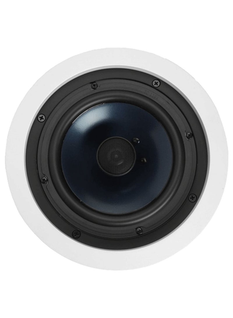 Polk Audio Polk Audio Rc60I 2-Way Premium In-Ceiling 6.5" Round-Speakers (Pair), Perfect -For Damp-And Humid Indoor/Outdoor Placement, (White, Paintable Grill)  - Image 2