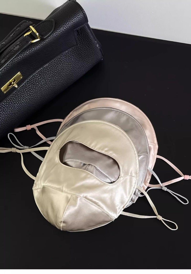 Silk 100% Mulberry Silk Sun Protection Full-Face Mask for Outdoor Driving - Image 4