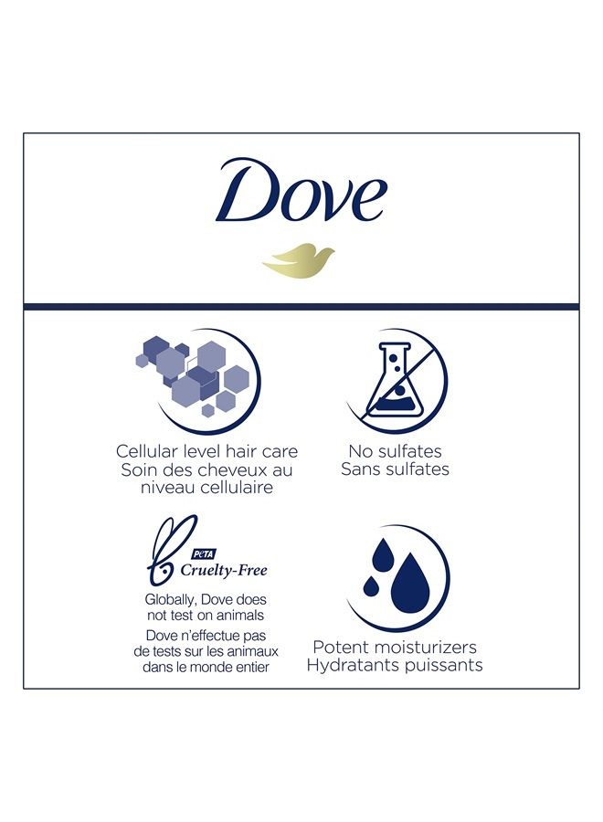 Dove Hair Therapy Conditioner Strength & Fullness Boost Strengthening Treatment for Thin, Fine Hair Sulfate Free Conditioner for 2X Visibly Fuller, Thicker Hair 33.8 oz - Image 2