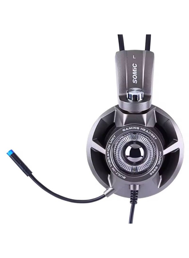 Somic Led G955 Virtual 7.1 Surround Stereo Gaming headset USB plug PC Earphone Headphones with Microphone for Laptop Computer - Image 5