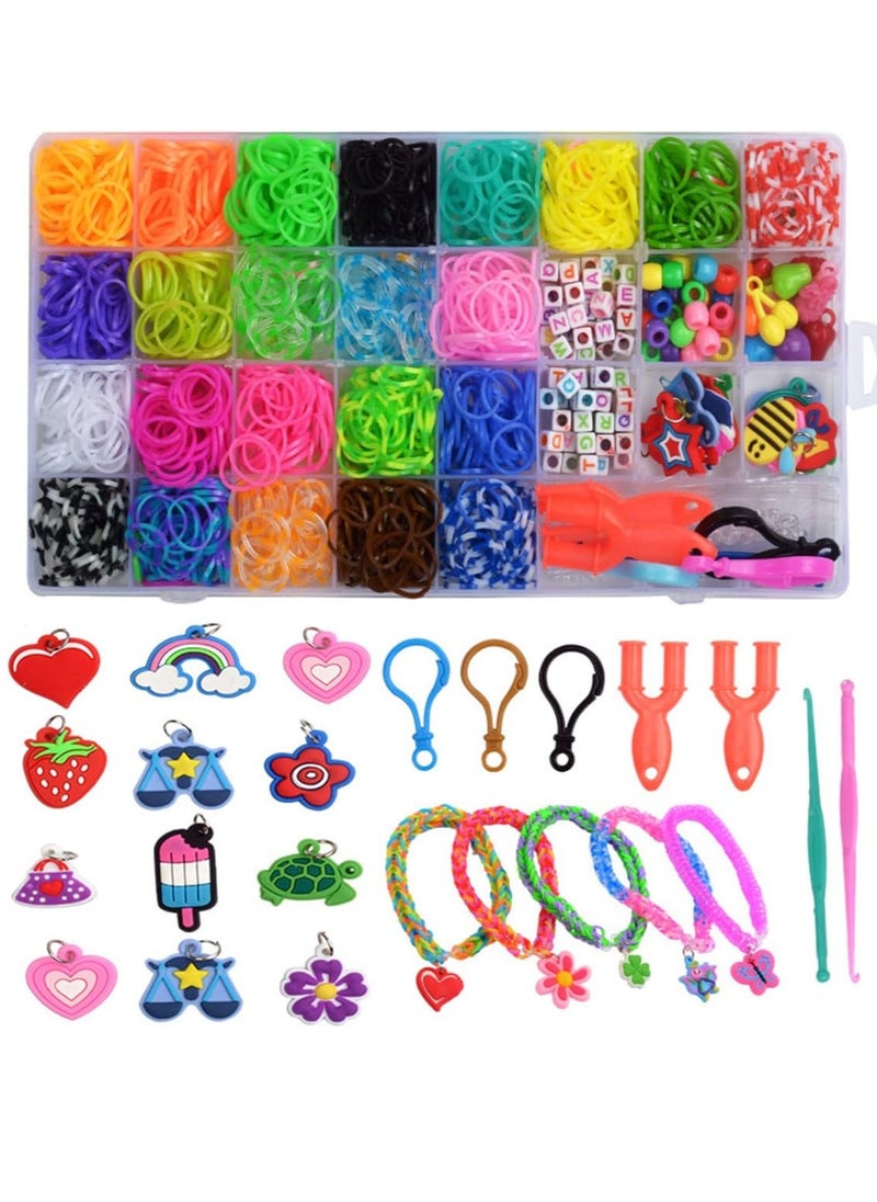 Gonice - 1500Pcs Colorful Loom Bands Kit Rubber Bands - Image 1