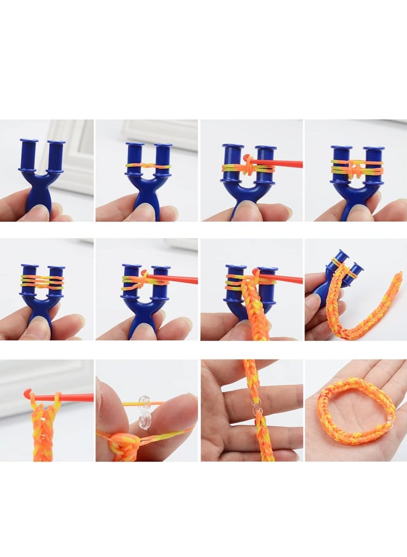Gonice - 1500Pcs Colorful Loom Bands Kit Rubber Bands - Image 1