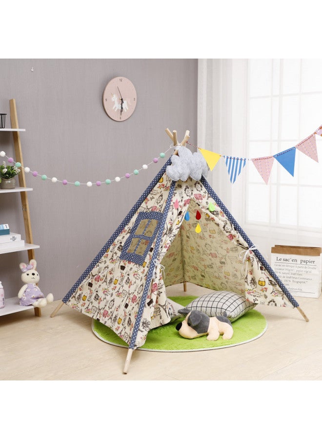 Children's Tent Small House Princess Castle Outdoor Picnic Outing Tent Boys Girls Indoor Game House Tent - Image 1