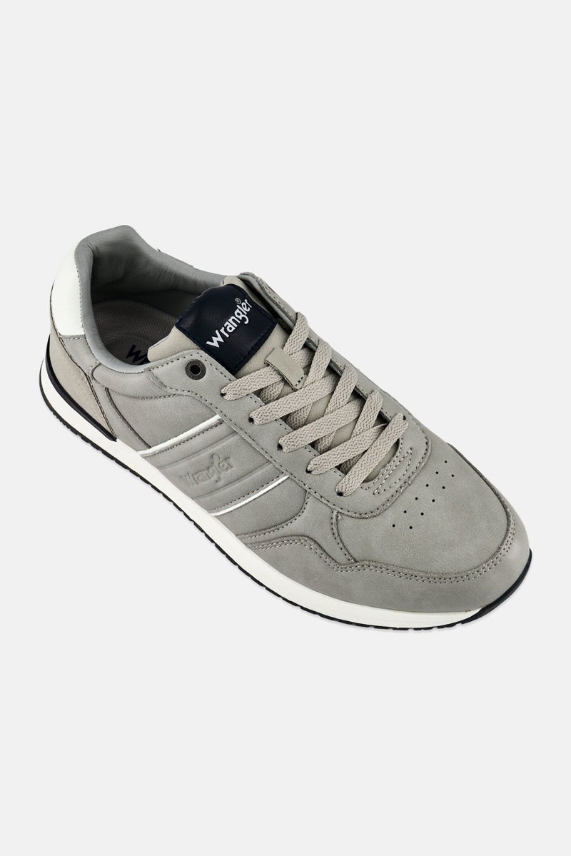 Wrangler Men Terrell Lace Up Casual Shoes, Grey - Image 1