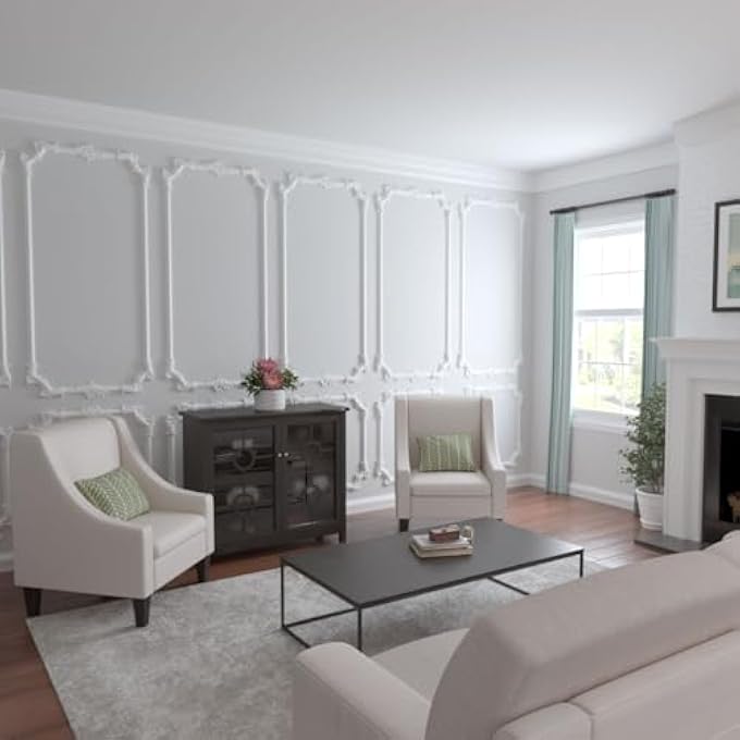 PML09X04AS ASHFORD CENTER PANEL MOULDING, 9 1/4"W X 4 1/4"H X 1/2"P, PRIMED - Image 3