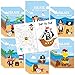 JAPBOR Pirate Activity Coloring Books 24PCS Mini Pirates Activities Colouring Book Bulk for Kid Party Favor Summer Nautical Theme Drawing Booklet Goodie Bag Filler Birthday Class Painting Game - Image 2