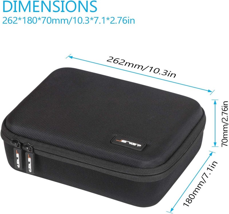 JSVER JSVER Carrying Case for DJI Mavic Mini 2 Hard Shell Storage Case for Mini 22 SE4K Drone Remote Controller and Accessories with Propeller Protectors and Control Stick Cover  - Image 4