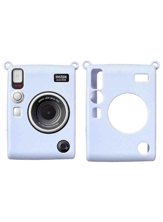 O Ozone Silicone Case for Fujifilm Instax Mini EVO Instant Camera – Soft Rubber Protective Cover, Slim Fit & Lightweight, Shockproof Skin for Mini EVO- Purple 