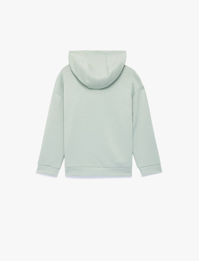 KOTON Oversize Basic Hoodie - Image 4