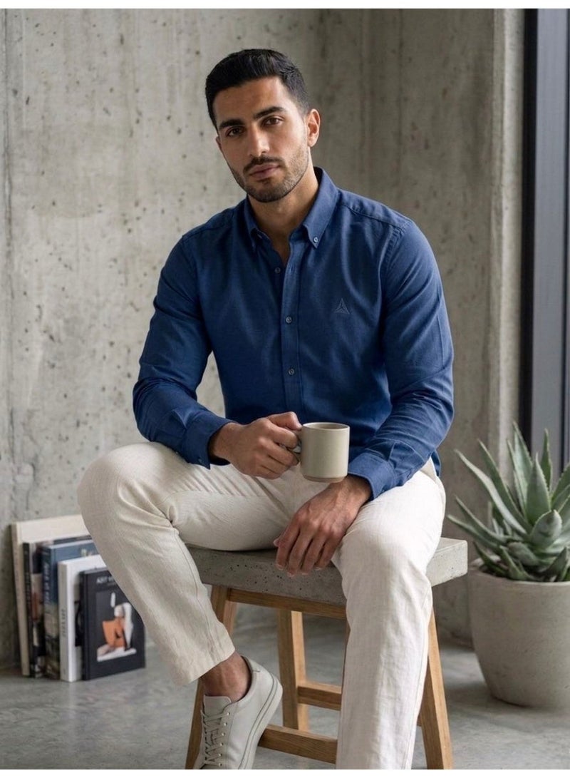 Hikes Men’s Premium Cotton Shirt ,Soft Breathable Fabric, Classic Button-Down Modern Fit Casual & Smart Wear - Image 3