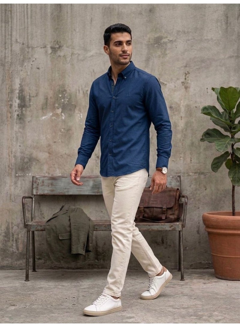 Hikes Men’s Premium Cotton Shirt ,Soft Breathable Fabric, Classic Button-Down Modern Fit Casual & Smart Wear - Image 4