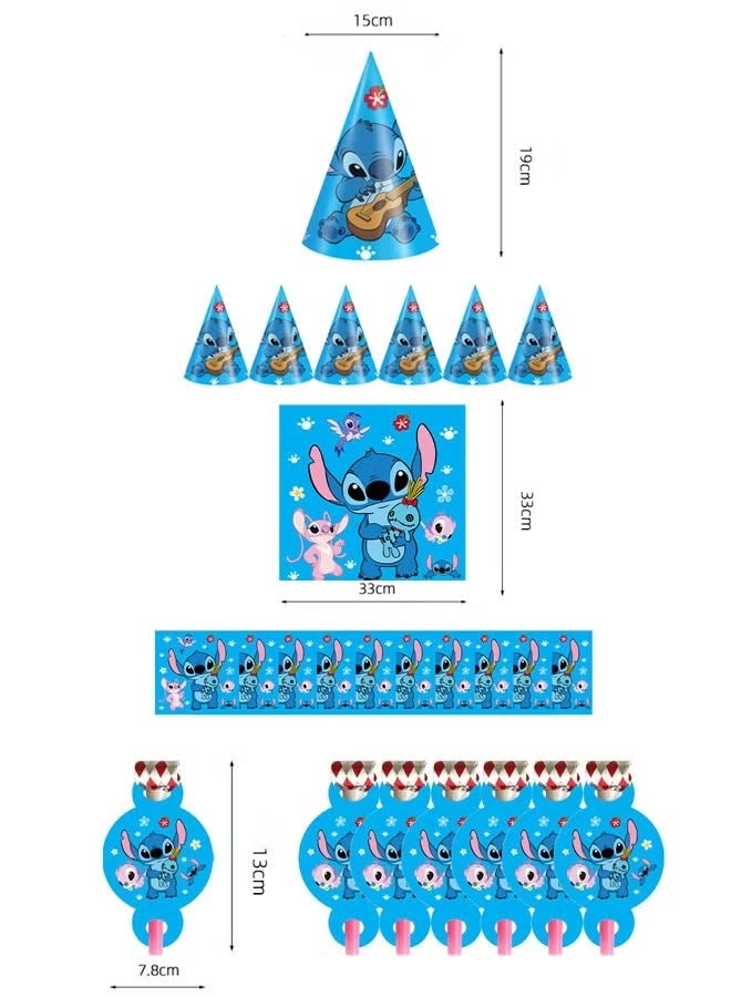 40-piece Stitch themed birthday party disposable supplies set  - Image 4