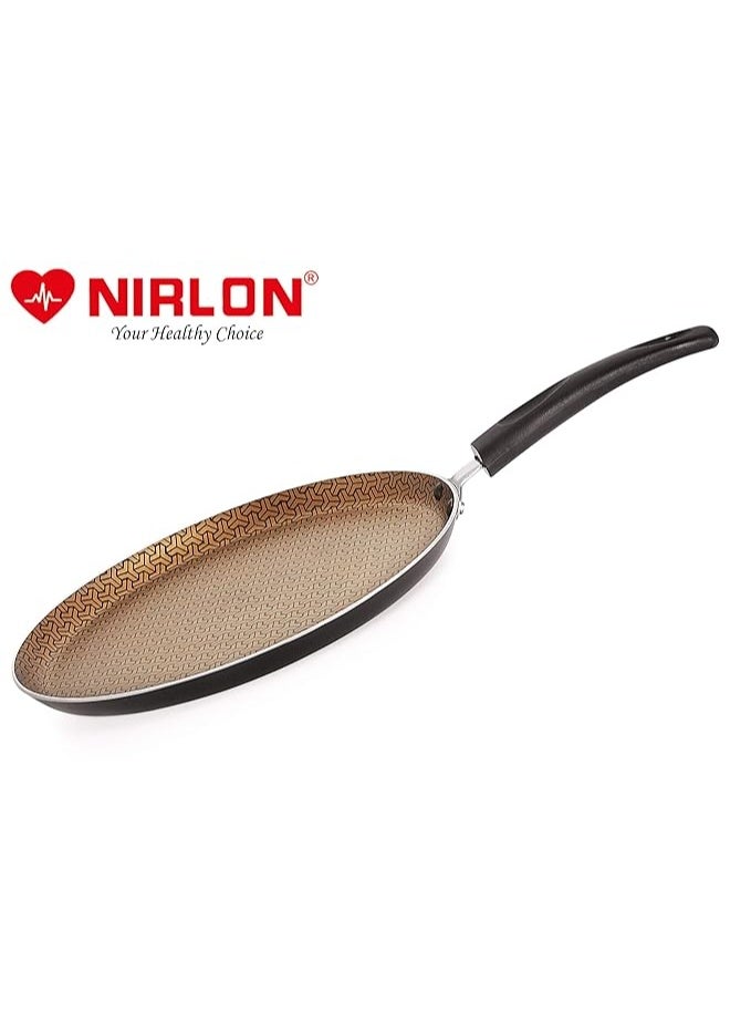 Nirlon Majesty Dishwasher Safe Aluminum Non Stick Flat Dosa Tawa 26cm - Image 4