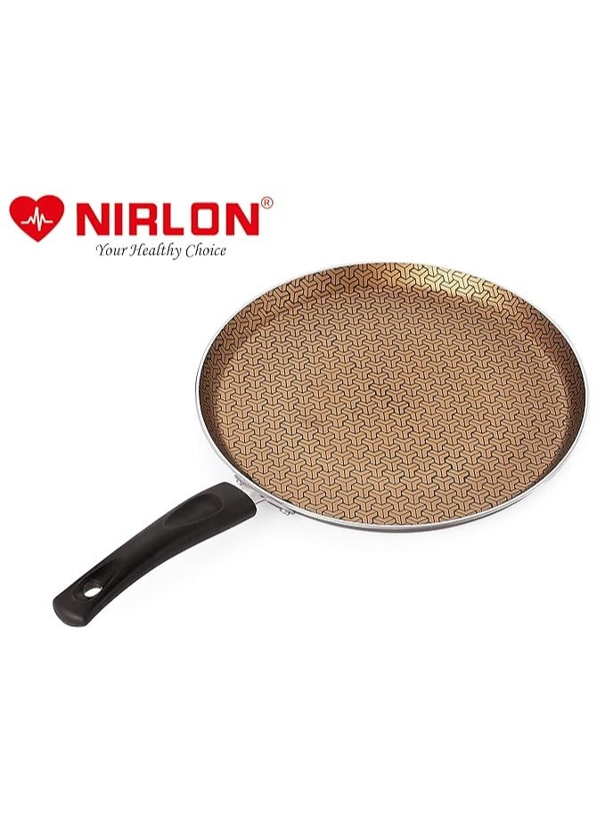 Nirlon Majesty Dishwasher Safe Aluminum Non Stick Flat Dosa Tawa 26cm - Image 2