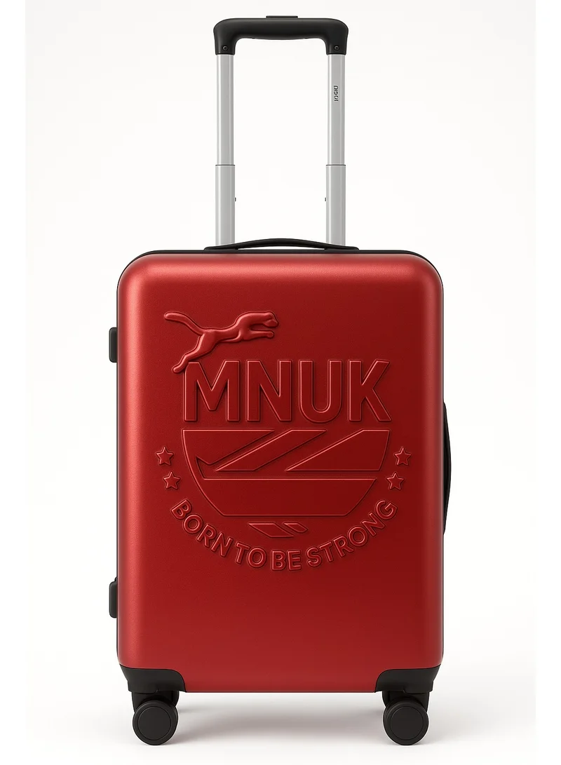 MNUK MANCHESTER 24inch Luggage bag| Polycarbonates & ABS Hardside Luggage Trolley with TSA Lock| Double 360Â° 4 Wheeler|Medium- 24 Inch|Wine Red