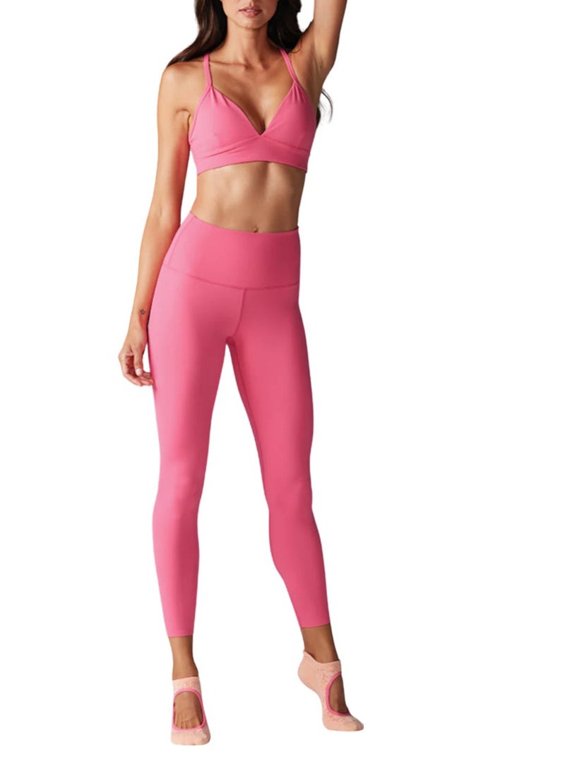TAVI HIGH WAISTED 7/8 TIGHT HOT PINK - Image 1