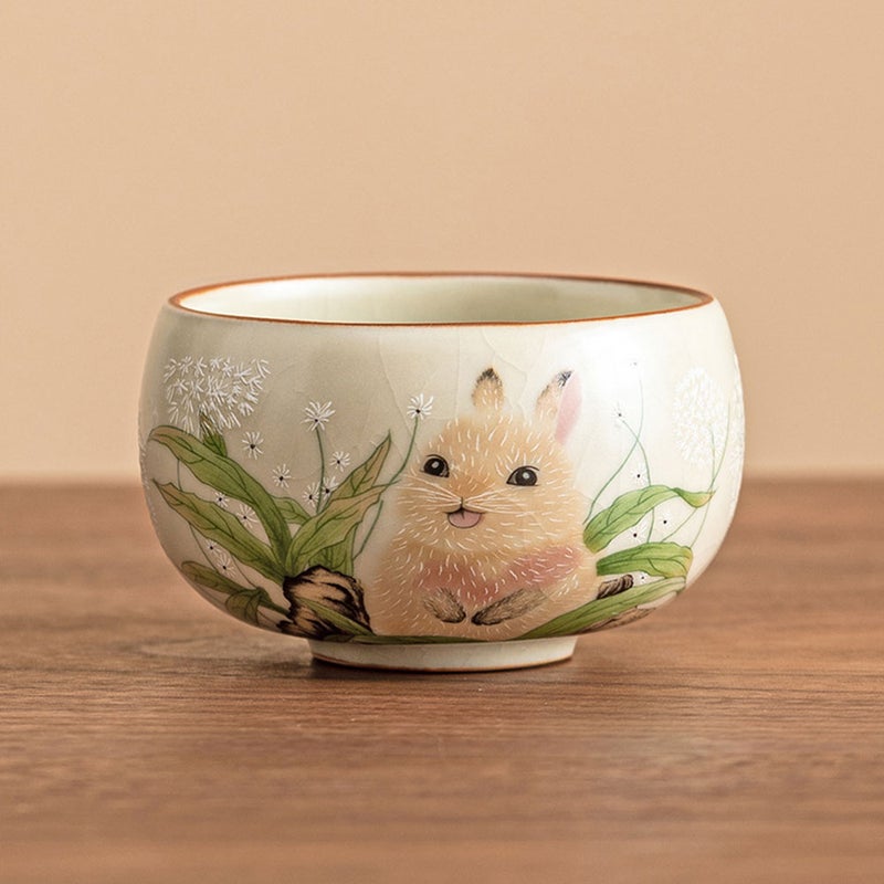 Ceramic Tea Cup Vintage Tea Cup Small Tea Cup Drinking Cup Chinese Kung Fu Tea Cup - Image 3