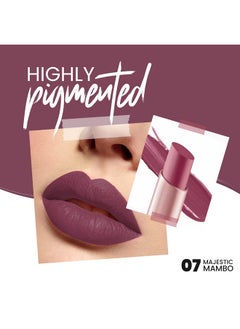Mars MARS Creamy Matte Long Lasting Lipstick for Women | Creamy Lipstick | Single Swipe Application | Smooth & Light Weight (3.2 gm) (07-Majestic Mambo)  - Image 2