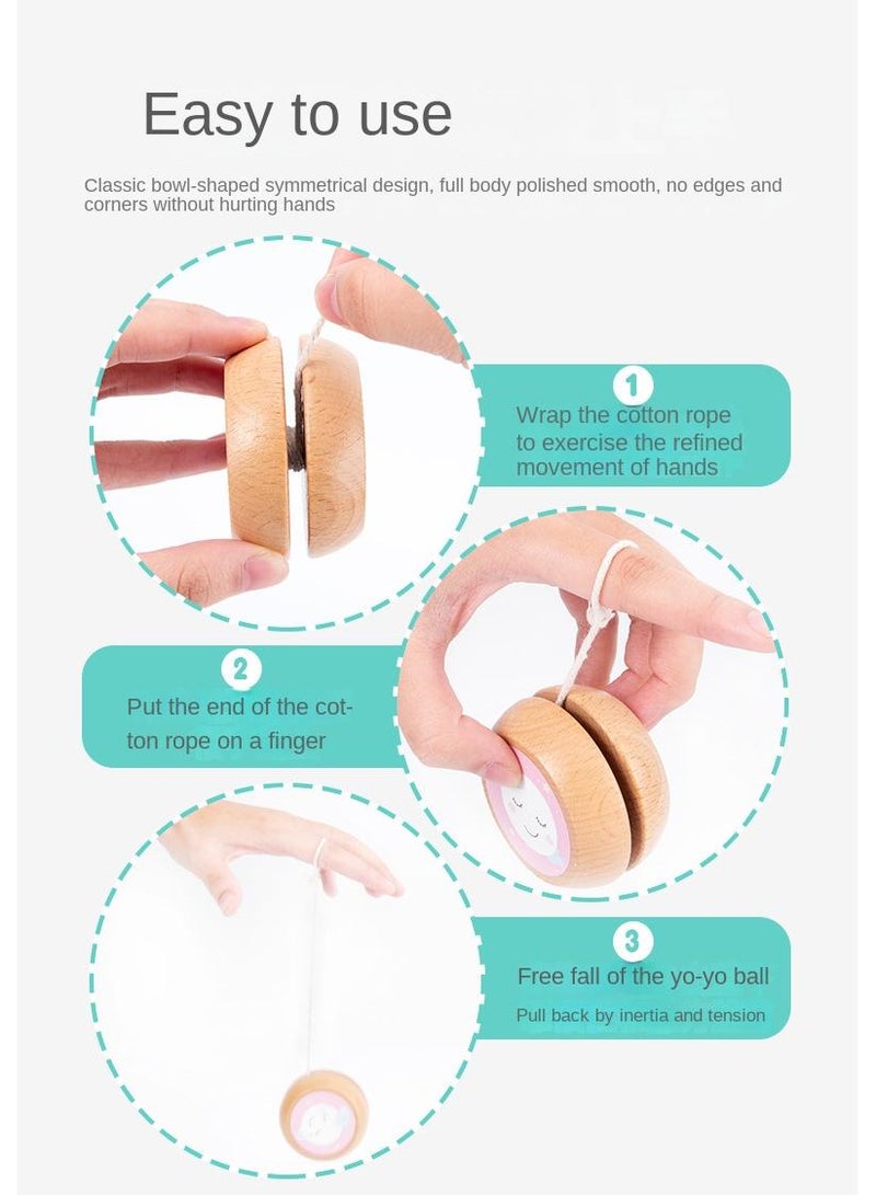 Y&D Children's Fun Yo-yo Wooden Toys - Image 5