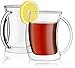 JoyJolt JoyJolt Caleo Collection Glass Coffee Cups Double Wall Insulated Mugs Set Of 2 Glasses (10 oz,300ml)  - Image 2