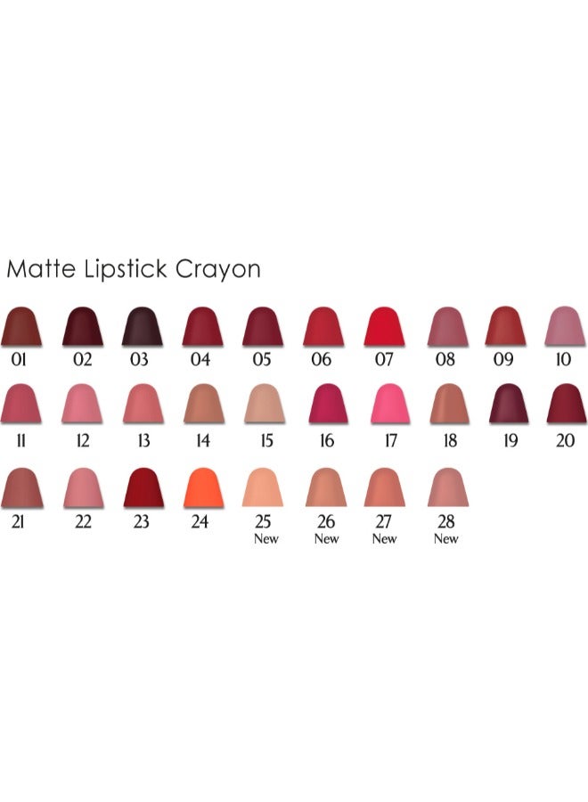 Golden Rose Golden Rose Matte Lipstick Crayon - NO.05 - Image 3