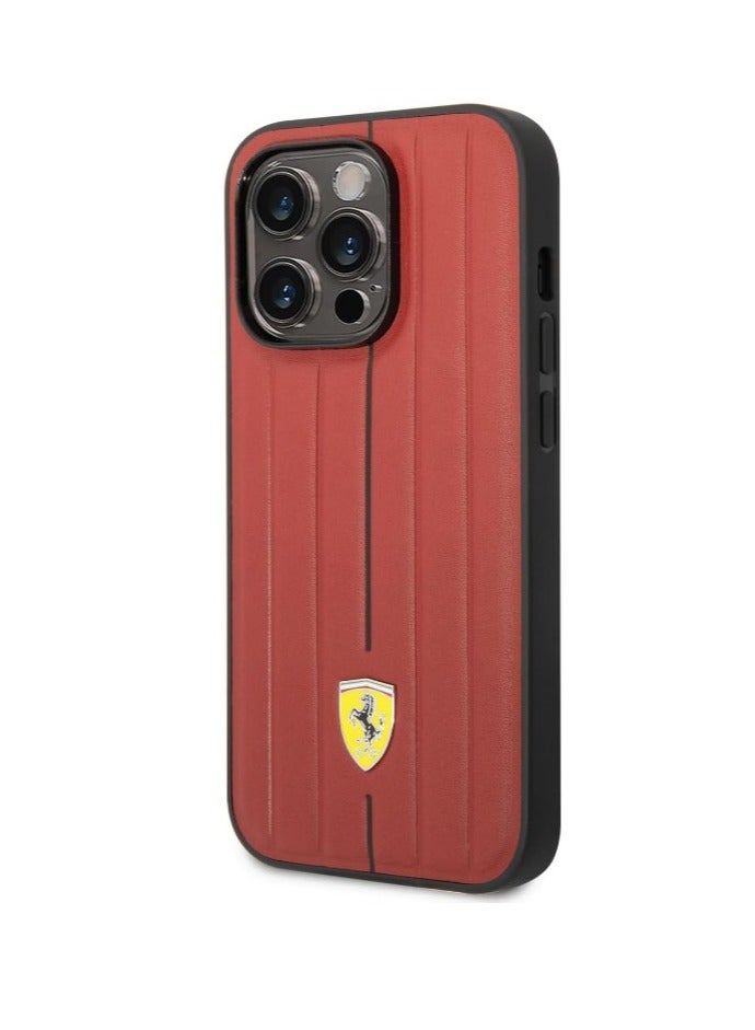 Ferrari غطاء واقي لجهاز آيفون 14 برو - أحمر - Image 4
