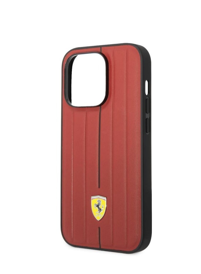 Ferrari غطاء واقي لجهاز آيفون 14 برو - أحمر - Image 5