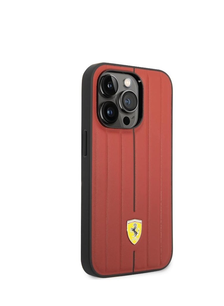 Ferrari غطاء واقي لجهاز آيفون 14 برو - أحمر - Image 3