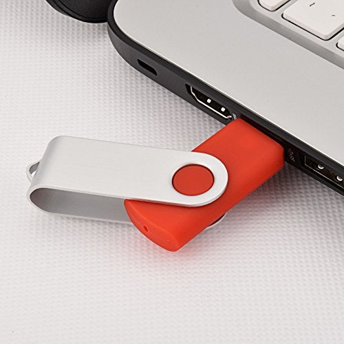 KOOTION 5 Pack 4GB USB Flash Drive Thumb Drive USB Drive 4 GB Jump Drive Memory Stick Pen Drive(5 Colors: Black Blue Green Purple Red) - Image 4