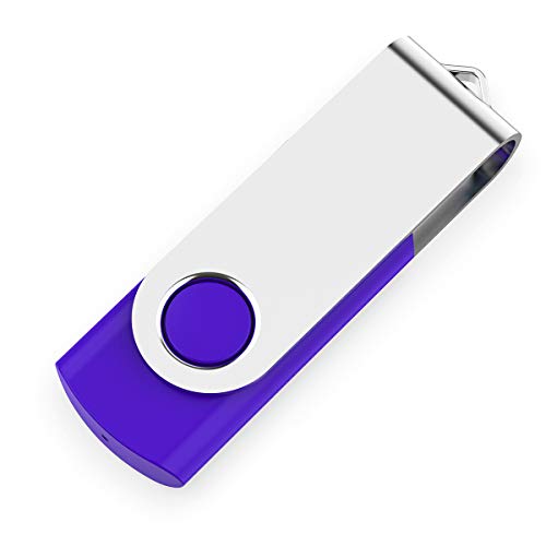 KOOTION 5 Pack 4GB USB Flash Drive Thumb Drive USB Drive 4 GB Jump Drive Memory Stick Pen Drive(5 Colors: Black Blue Green Purple Red) - Image 2