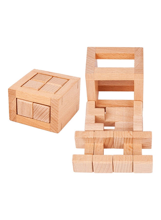 Wooden Kongming Luban Lock Brain Teaser - Image 2