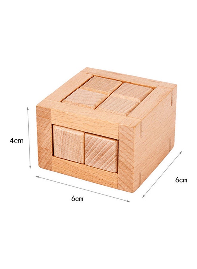 Wooden Kongming Luban Lock Brain Teaser - Image 5