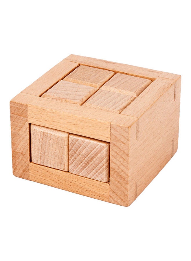 Wooden Kongming Luban Lock Brain Teaser - Image 1