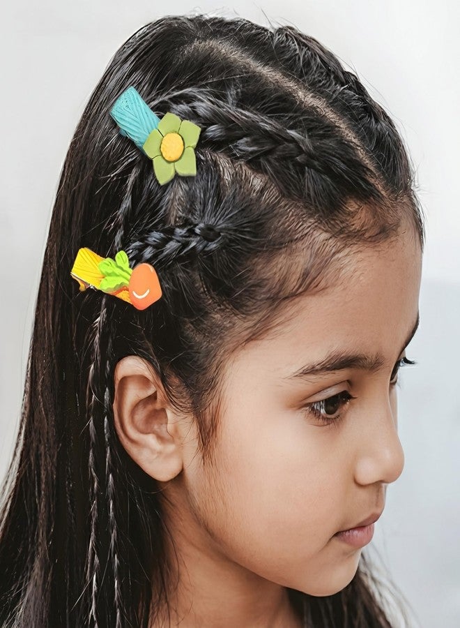 Bembika Baby Girl's Hair Clips Adorable Barrettes Fruits Flower Animal Colorful Hair Accessories for Baby Girls Teens Toddlers Kids (Set Of 26) - Image 5