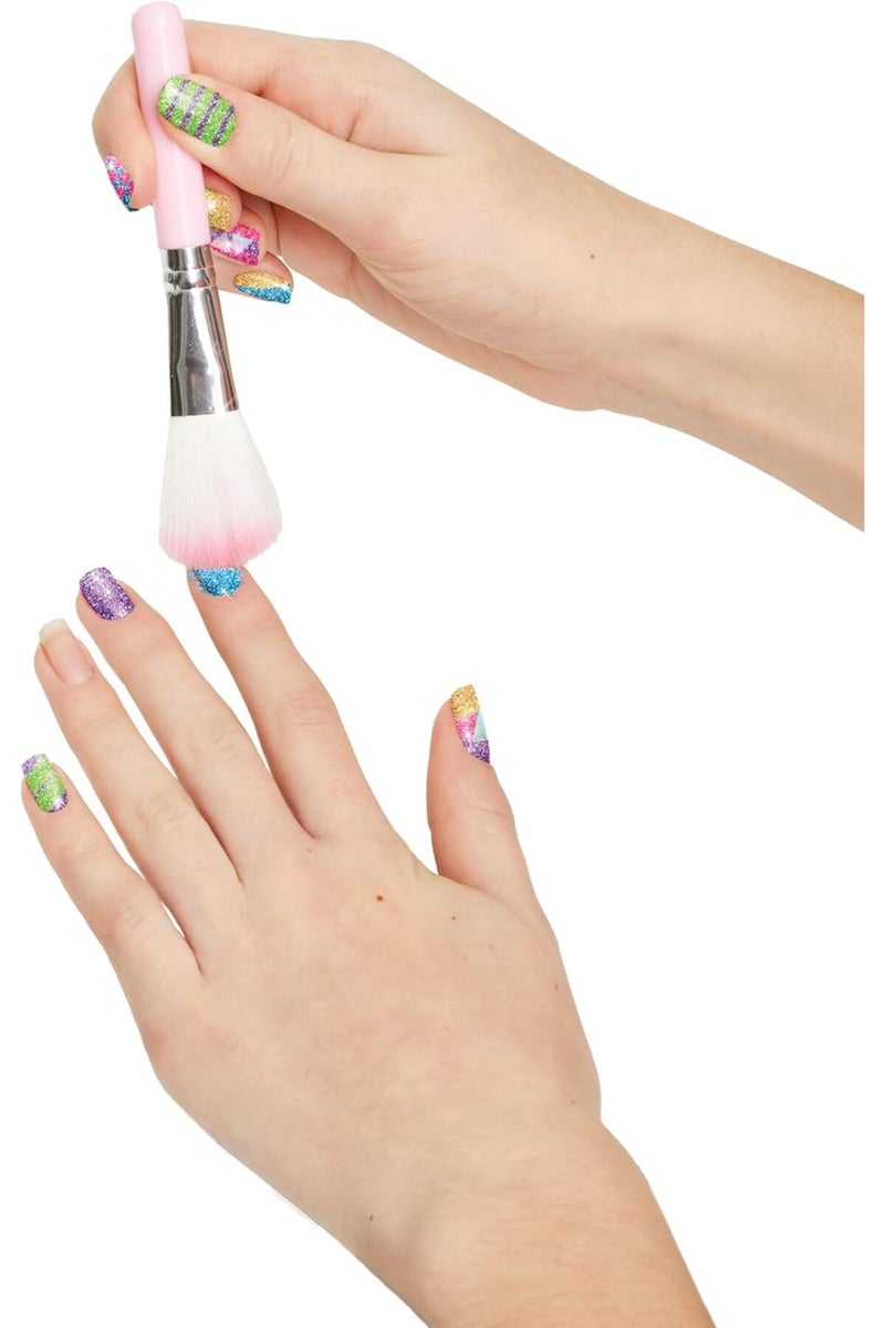 Make It Real Party Nails Glitter Nail Studio - DIY Kit, Decorate 500 Nails, 5 Mess-Free Glitter Pod - Image 5