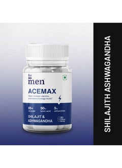Formen Acemax Tablets For Men | Shilajit Ashwagandha | Ayurvedic Supplements - 30 Tablets  - Image 4