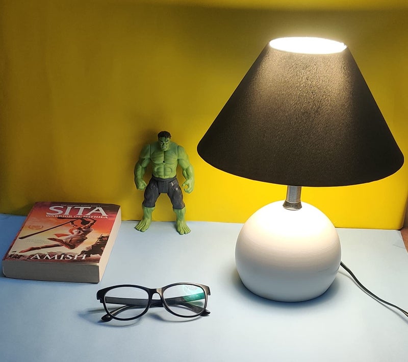 RSP Quality bit® Metal Conical Shade Table Lamp (Black) - Image 2