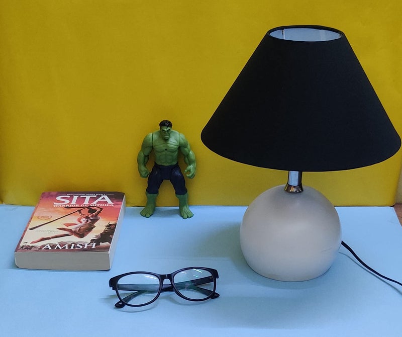 RSP Quality bit® Metal Conical Shade Table Lamp (Black) - Image 1