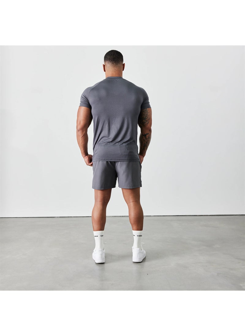 Generic - VANQUISH Mens Summer Quick-Dry Running Shorts Grey - Image 1
