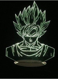 الثقة كي Dragon Ball Z Bandai S.H. سوبر فائق غريزة جوكو الحد قواطع سايان برولي أكشن فيجورتس ثلاثية الأبعاد الوهم الذكي 7 ألوان ضوء ليلي للطاولة ديكور للأطفال والأولاد والرضع والبالغين هدايا عيد الميلاد  - Image 1